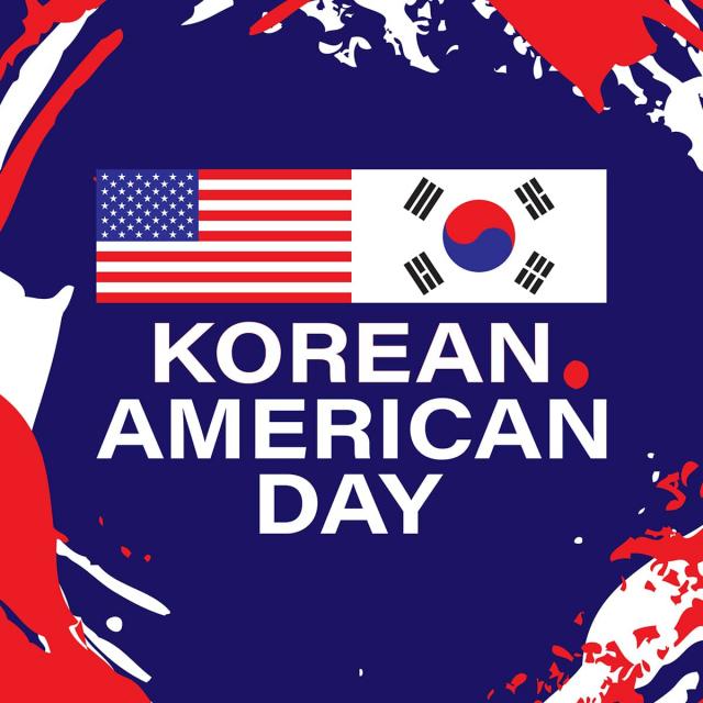 American & Korean flags